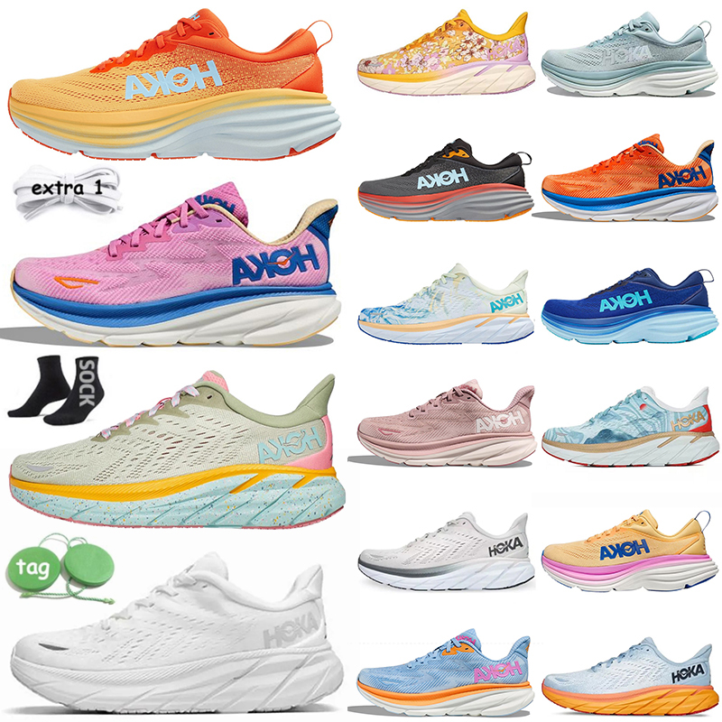 

Hoka Clifton 9 8 One One Running Shoes Hokas Bondi 8 Carbon 2 Women Men Low Top Mesh Trainers Triple White Black Free People Ons Cloud Designer Sports Sneakers Size 36-45, A16 clifton 9 airy blue