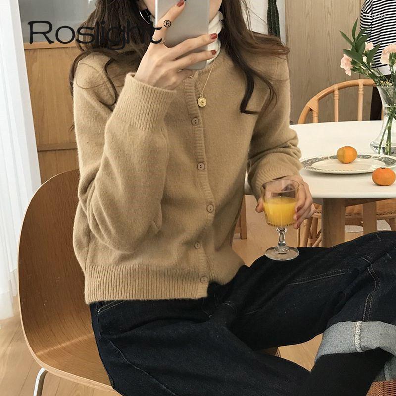 

Women's Knits Cashmere Sweater Cardigan Women Single Breasted Long Sleeve Vintage Knitted Preppy Style Jumper Autumn Winter Cardigans, Green