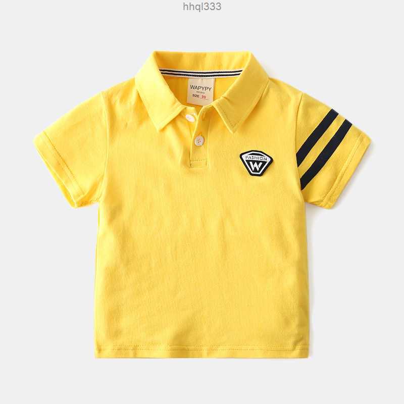 

16xr Uax6 T-shirts Summer Boys Active Polo Shirts for Baby Short Sleeve Lapel Cotton Girls Toddler Tops T-shirts Blouses for Children Clothes T230209, Gray