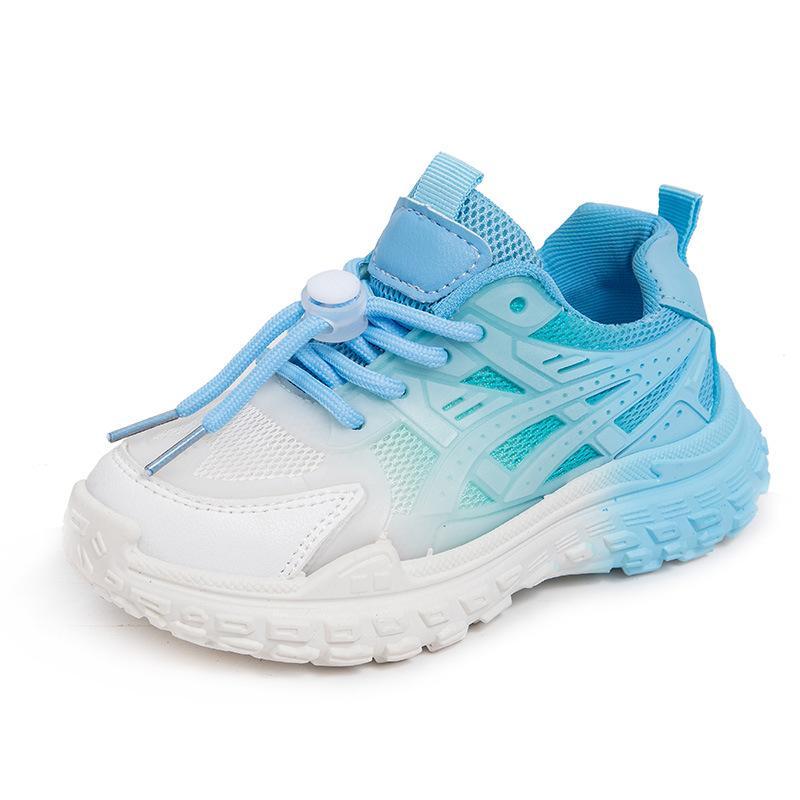 

Athletic Baby Shoes Footwear Toe Children Boys Spring Autumn Gradient Casual Running Girls Mesh F15704, C2