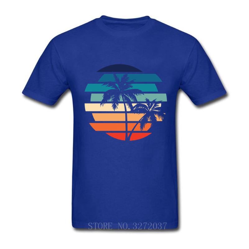 

Men's t Shirts California Dreaming Shirt Round Neck Fashion T-shirt Homme Plus Size Casual Short Sleeve 24MHP1, Navy