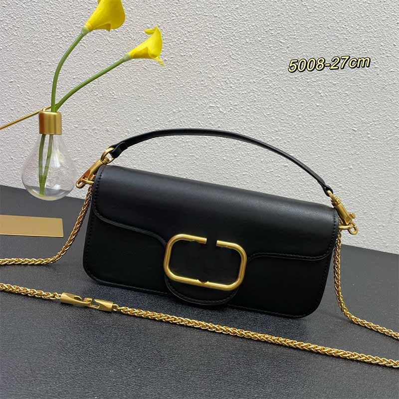 

Hot Tote Bag Top Designer Handbag Cowhide Crossbody Bag Chain Women's Messenger Clutch Bag Metal Letter Logo Wallet Large Capacity of 27CM Fashion Women Handbags, #1
