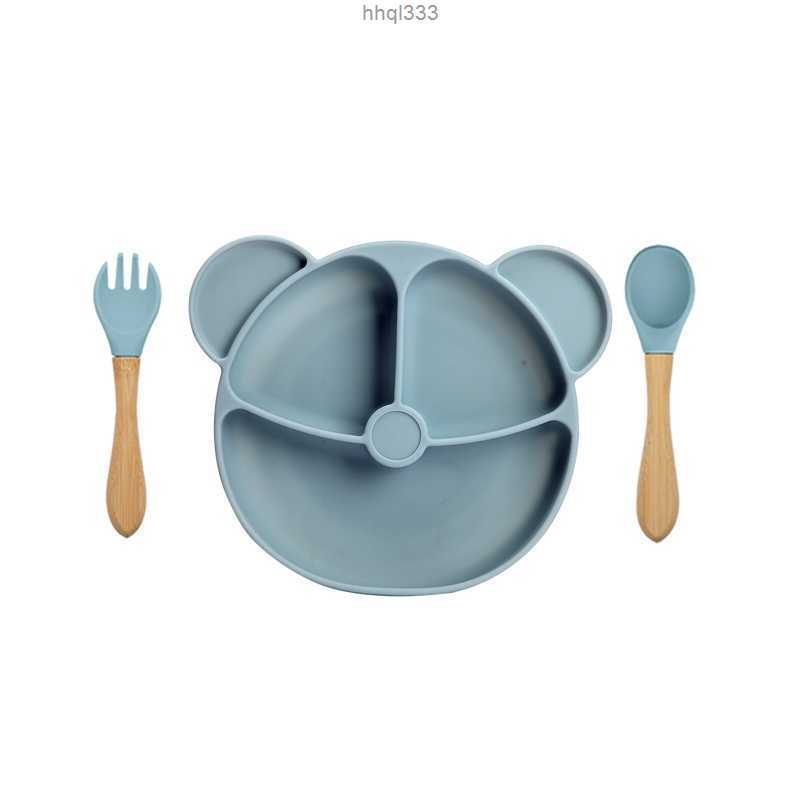 

Ssmg 42fs Cups Dishes Utensils Baby Feeding Set Bpa Free Baby Silicone Tableware Waterproof Solid Color Dinner Plate Sucker Bowl and Spoon Fork for Children Aa230413