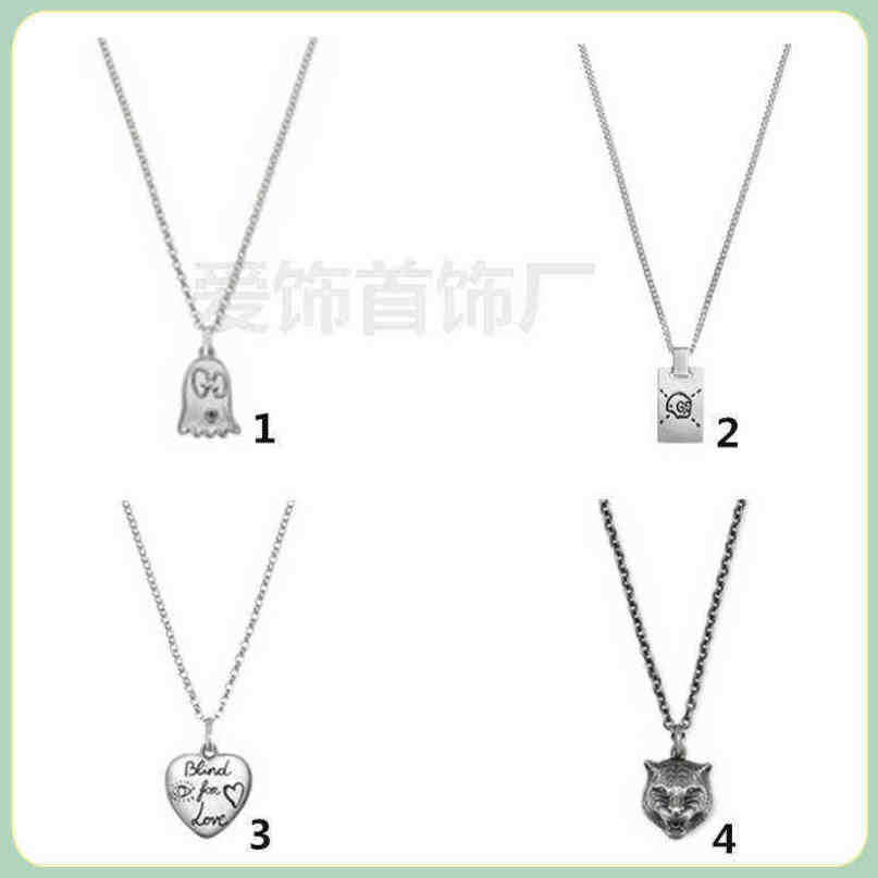 

60% off designer jewelry bracelet necklace ring Accessories love fearless elf made old Animal Head Pendant men's women's