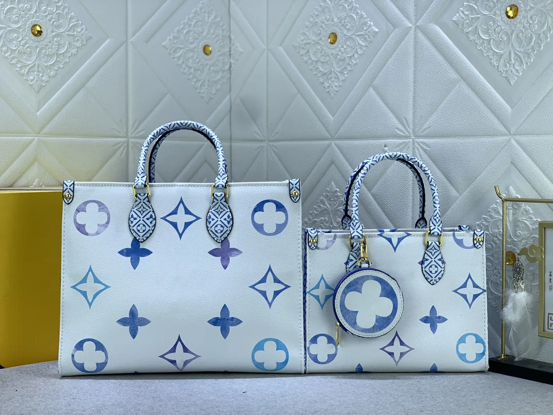 

MT L On Sunrise PM the Totes onthego Shoulder Bag Colorful Womens Designer Handbag go SPRING IN THE CITY Gradient Color Cross case M45659, 25 x 19 x 11.5