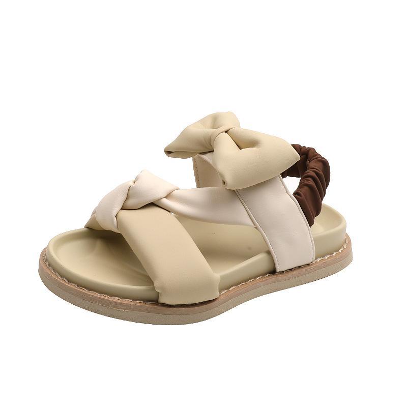 

Sandals Baby Shoes Summer Child Bowknot Girls Soft Sole Surface F12688, C1