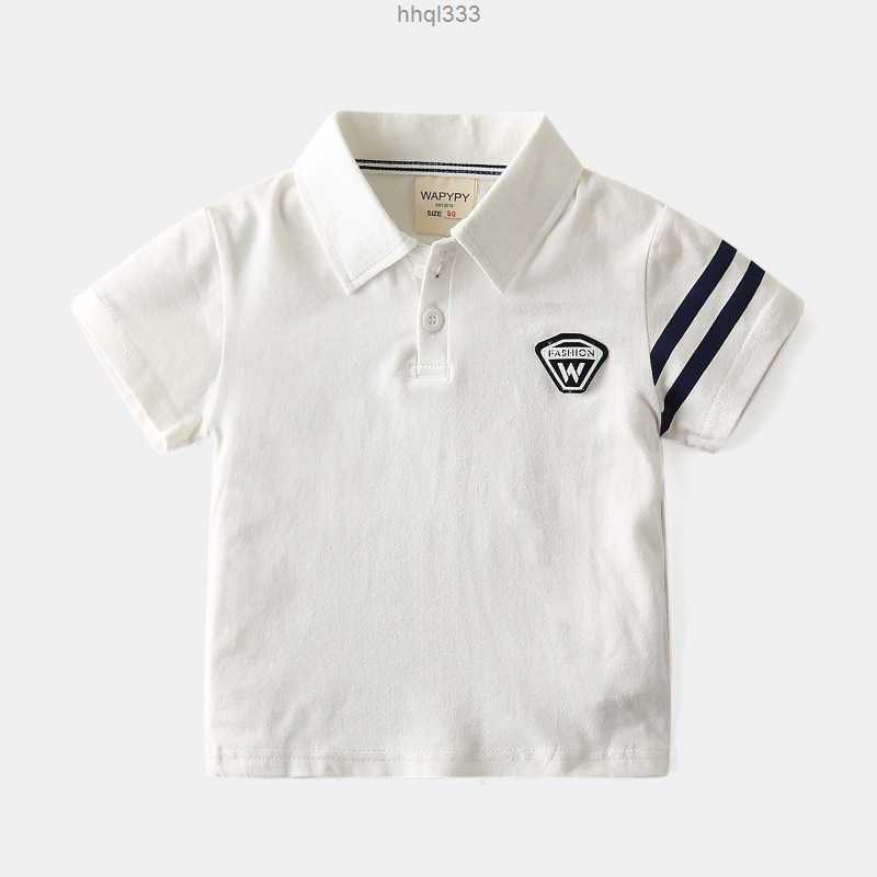 

2n19 Uax6 T-shirts Summer Boys Active Polo Shirts for Baby Short Sleeve Lapel Cotton Girls Toddler Tops T-shirts Blouses for Children Clothes T230209, Navy