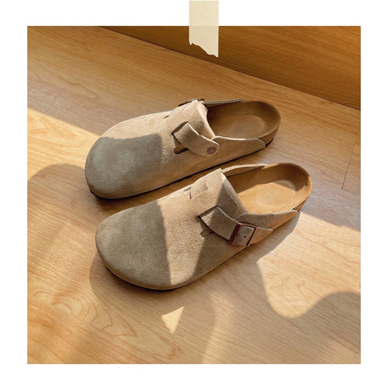 

Summer birkenstock Slippers Sandals birks boston clog shoes arizona gizeh men women summer autumn Leather felt Sliders Outdoor Buckle Strap fla Casual Shoe cork, 1 tiffany
