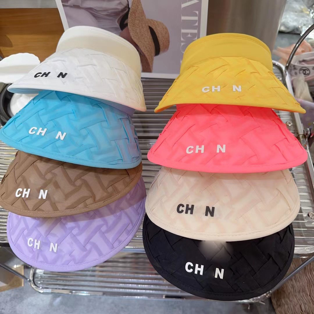 

Women's Summer Candy Color Designer Ball cap Outdoor Sports Holiday Sunscreen Breathable Letter Printing 8 Colors casquette, Blue