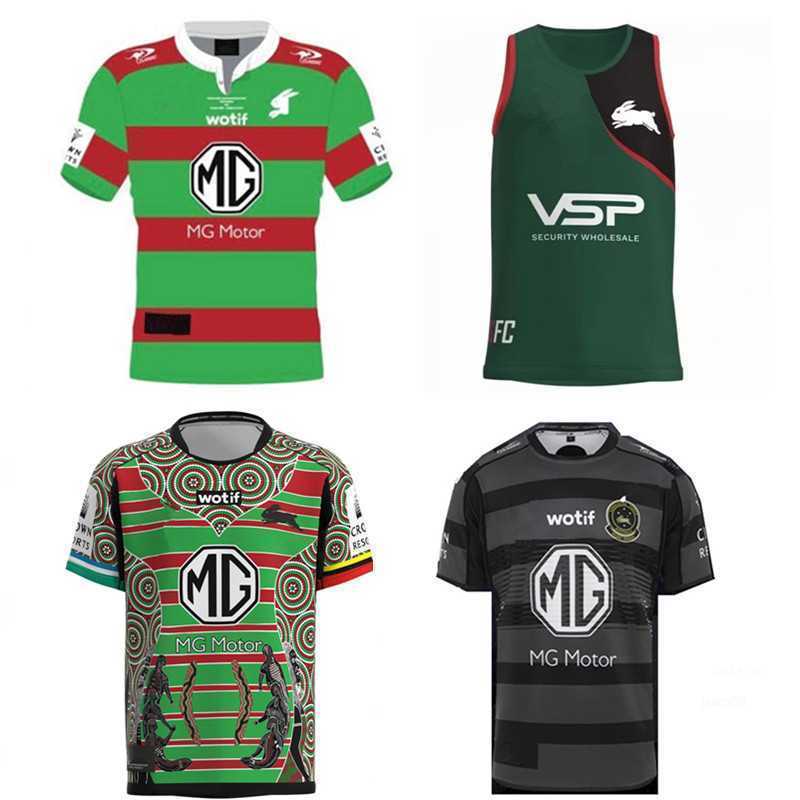 

Men's T-Shirts 2023 South Sydney Rabbitohs Indigenous / Anzac / JOHN SATTLER COMMEMORATIVE / Singlet Rugby Jersey - Mens Size S-5XL, Print name number