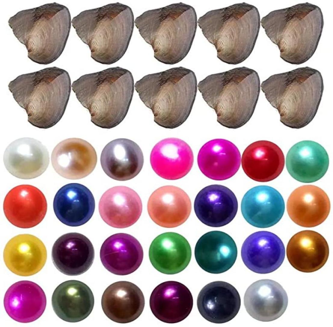 

Whole Akoya Pearl Oyster 2020 new Round 78mm Colors freshwater natural Cultured in Fresh Oyster Pearl Mussel Farm Supply Gift5867461