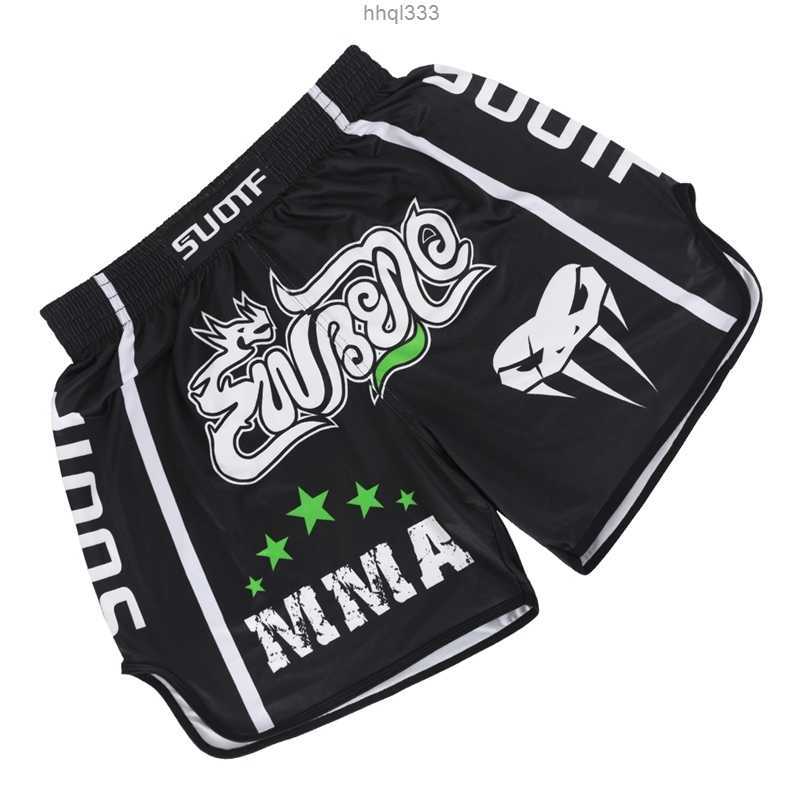 

7da6 Men's Boxing Shorts Mma Clothing Muay Thai Taekwondo Shorts Fighting Fitness Fighting Pants Children Boys Taekwondo Training 220516, Suotf-xdk8b