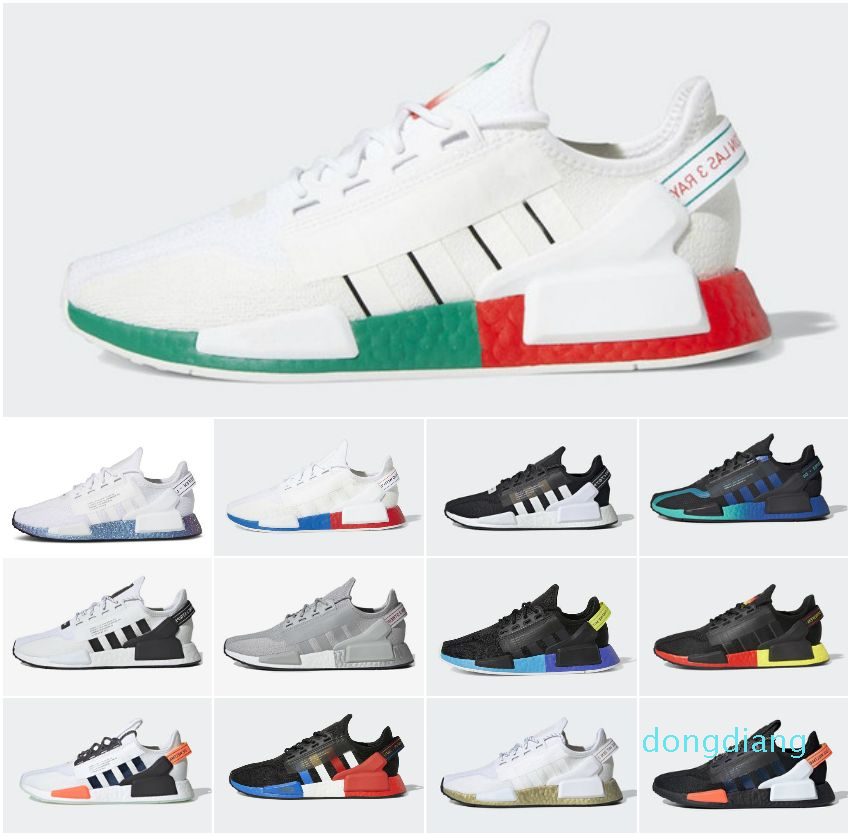 

2023 Mens Womens casual shoes Nmds r1 v2 Aqua Tones White Speckled Dazzle Camo Gradient Neon Oreo Munich Paris Mexico City Bright Volt Metallic Gold trainers sneakers, Gz25