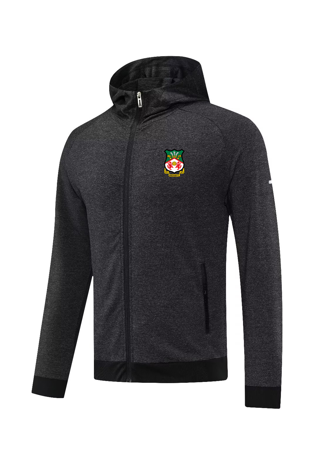 

Wrexham Football Club Men's Jackets soccer fan jacket Autumn warm coat outdoor jogging hooded sweatshirt Casual sports coat T shirt, No 2