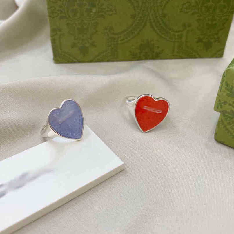 

60% off designer jewelry bracelet necklace versatile tide ancient home red purple glue dropping sign enamel love ring