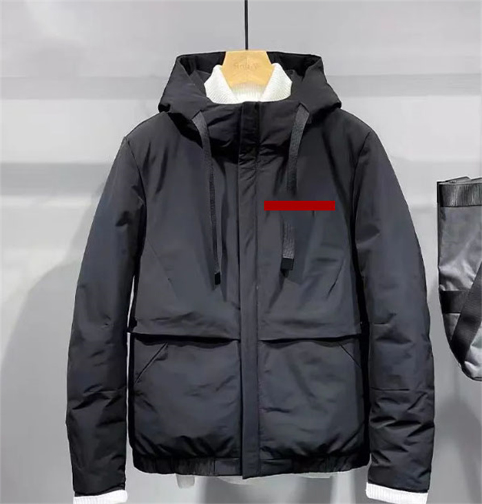 

Mens Jackets Down Puffy Coats Windbreaker Hooded Bomber Man Top Parks Jackets Asian Size -4XL, Black
