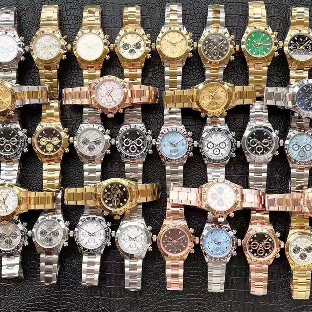 

2023 factory high quality mechanical watch reloj 904L Watch Color Watch Rubber Strap Sports Chronograph Waterproof Men's Watch Orologio