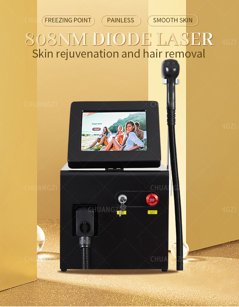 

2023 CE Certified 2000W Power 3 Wavelength Ice Platinum Hair Removal 755 808 1064nm diode hair removal Machine