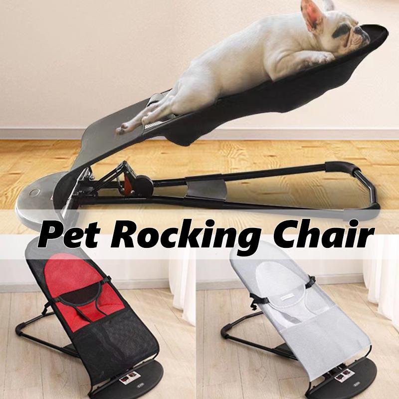 

Accessories Dog Cat Rocking Chair Pet Swings Bed Spring Recliner Folding Portable Puppy Sleeping Nest House Comfort Nest For Dog Supplies