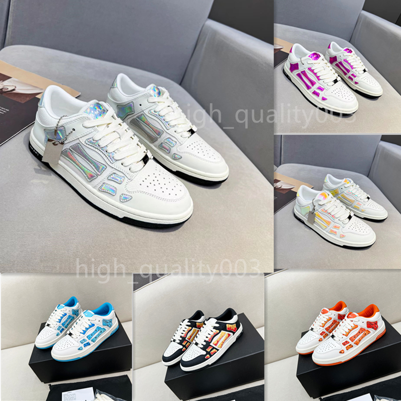 

Top quality Designer Shoes Men Luxury Designers Sneaker Women Platform Leather Casual amiris Shoe Low Top Lace Up Sneakers size 35-45 hi, With box