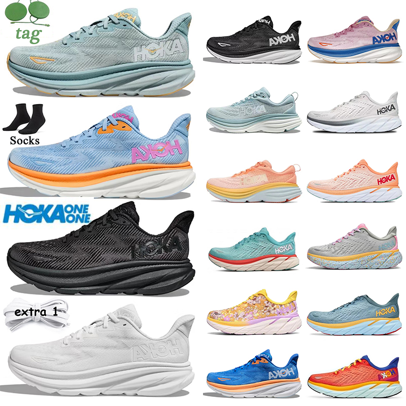 

2023 Og Designer Hokas Shoes Hoka Bondi 8 Clifton 9 8 Womens Mens Outdoor Sports Triple Black White Summer Soog Carbon x 2 on Cloud Floral Free People Sneakers Trainers, D42 clifton 8 40-45