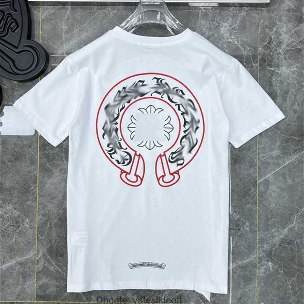 

Luxury Classics Mens t Shirts Fashion Designers Brand Crew Neck Short Sleeves Tops Tees Men Women T-shirts Sweater Casual Horseshoe Sanskrit Cross Print Tshirt 4Y9M, 11
