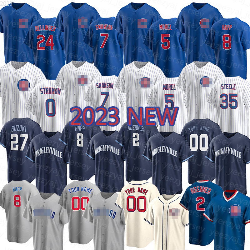 

Woman Man 2023 Baseball Jersey 7 Dansby Swanson 5 Christopher Morel Cubs 24 Cody Bellinger Ian Happ Marcus Stroman Justin Steele Kyle Hendricks Seiya Suzuki, Women size:s-2xl (xiaoxiong)