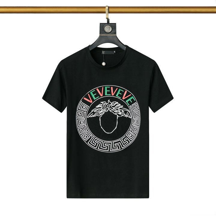 

2023 men's fashion t-shirt men's designer clothing new short sleeve casual brand classic head print spring summer loose cotton t-shirt, 01