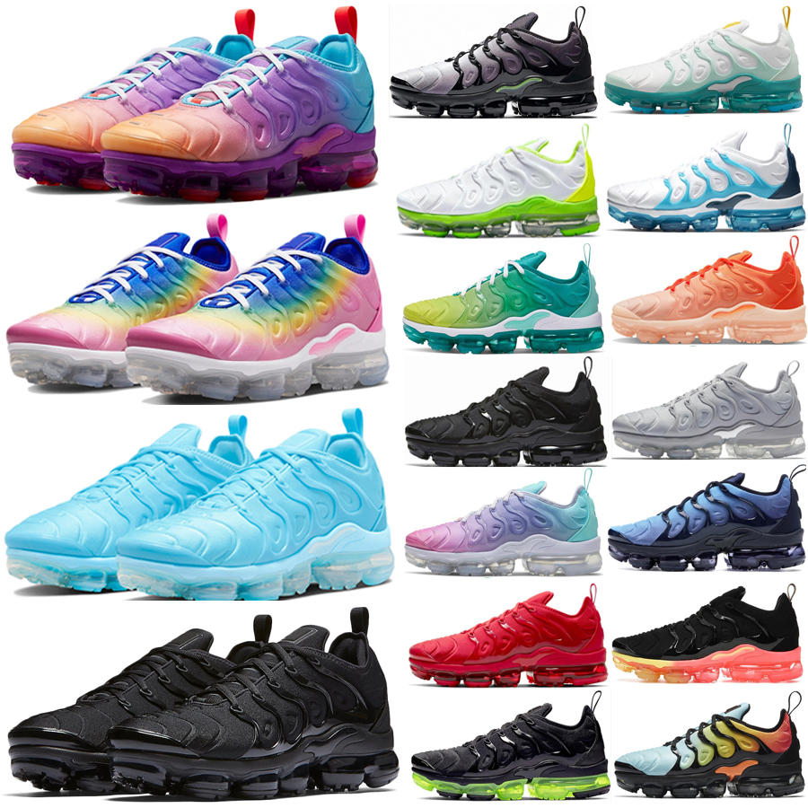 

Vapores max tn plus running shoes tns mens women triple white black University Blue air Tennis Ball Coquettish Purple womens mens trainers outdoor sports sneakers T3, Tn (49)36-47