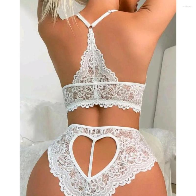 

Bras Sets Women's Sexy Push Up Lace Lingerie Bra Set Panties Thong Ladies Sleeveless Underwear Nightwear PJS For Spring Summer 2023, Ivory