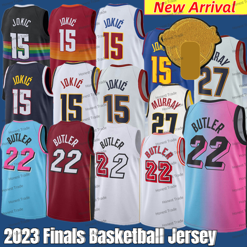 

Mens 2023 Finals Basketball Jersey Butler Wade Jimmy Butler Love Dwyane Jamal Murray Baloncesto Maillot de basket Jerseys, Style3