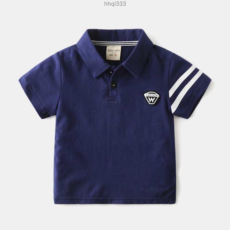 

3kzt Uax6 T-shirts Summer Boys Active Polo Shirts for Baby Short Sleeve Lapel Cotton Girls Toddler Tops T-shirts Blouses for Children Clothes T230209, Gray