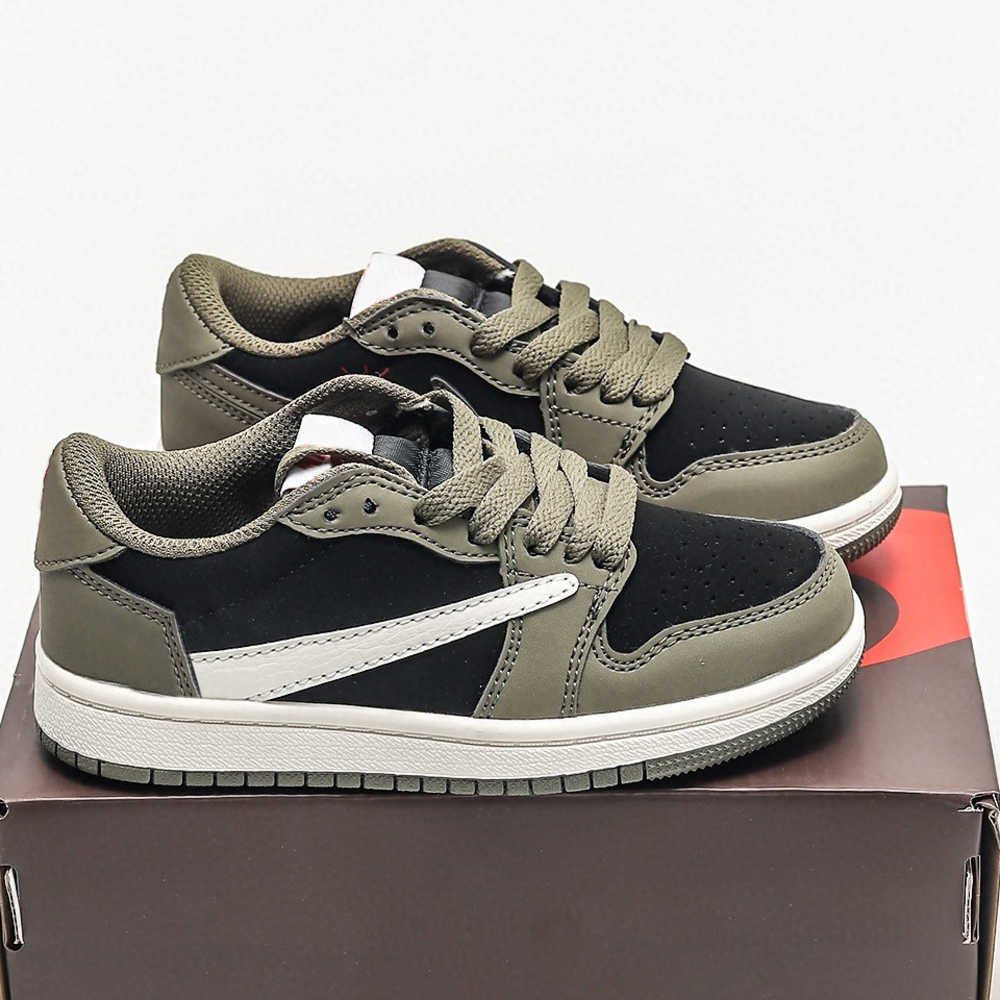 

Toddlers Kids Shoes 1s Mocha Brown Shoe Boys Low Sneaker Designer Baby Kid Youth Toddler Infants Children Boyd Girls 2023 Basketball Athletic Outdoor