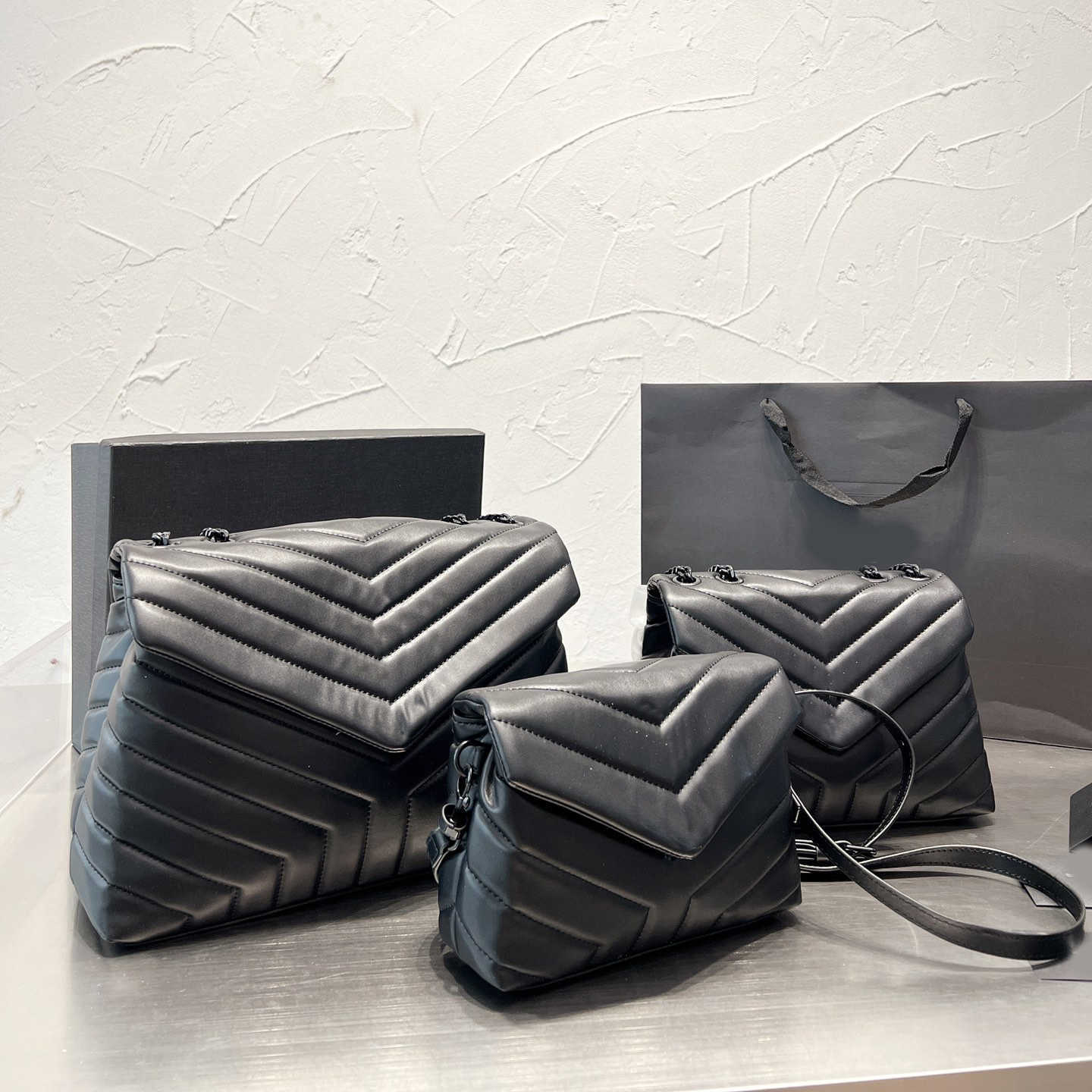 

Mirror quality designer Bags Women chian crossbody bags 3 sizes shoulder handbags Top quality shoulder bags Luxury handbags messenger Bag 230524, Light blue--silver chian