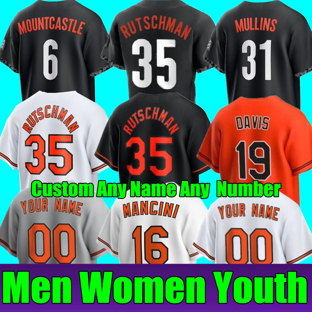 

2023 S-4XL City Connect Adley Rutschman Jersey Ryan Mountcastle Orioles Cedric Mullins Anthony Santander Gunnar Henderson Cal Ripken Lopez Hays Men Women Youth, As shown in illustration