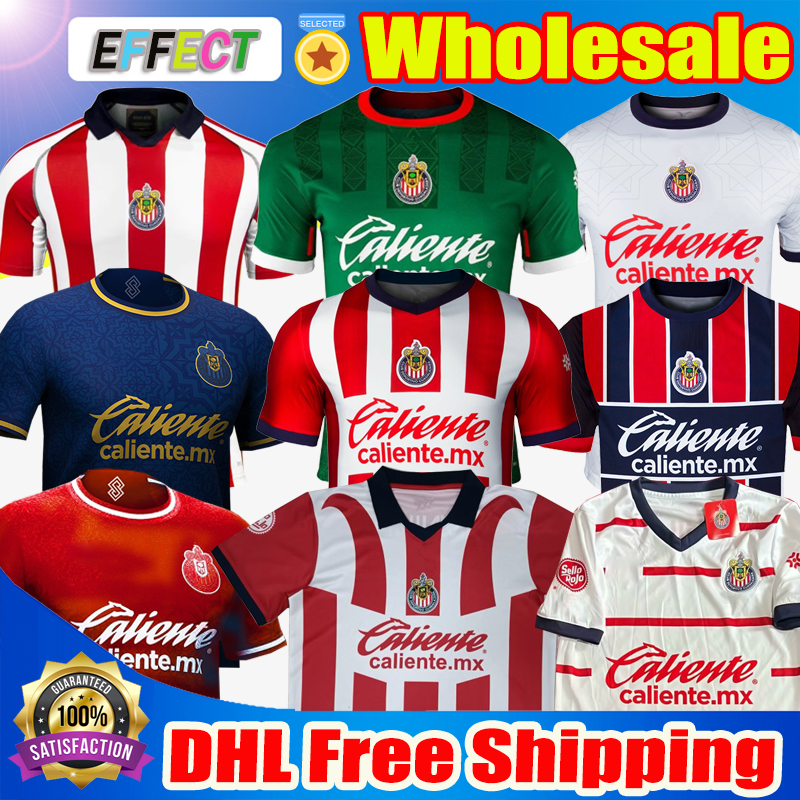 

DHL Free Shipping 2023 2024 Chivas de Guadalajara Soccer Jerseys Training Jersey 200th anniversary Third 22 23 24 Camiseta de Futbol Men Kids Kits Football Shirts, 23-24 away