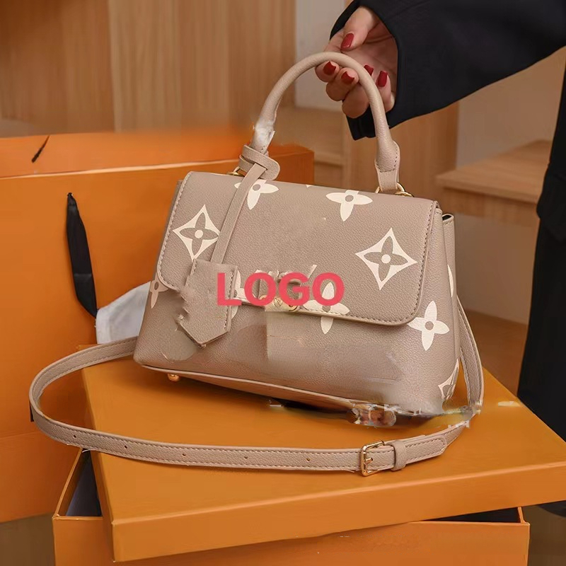 

Quality Fashion Shoulder Messenger Bag Large Capacity Printed Handbag European and American Textured Bags, 25*17*10cm