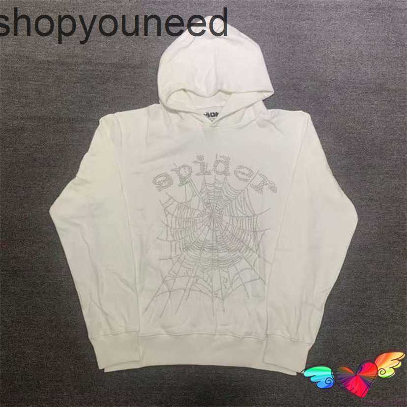 

Designer Men's Hoodies Sweatshirts Puff Print White Spder Men Women Web Graphic Quality Spider Heavy Fabric Young Thug X5jtZM18