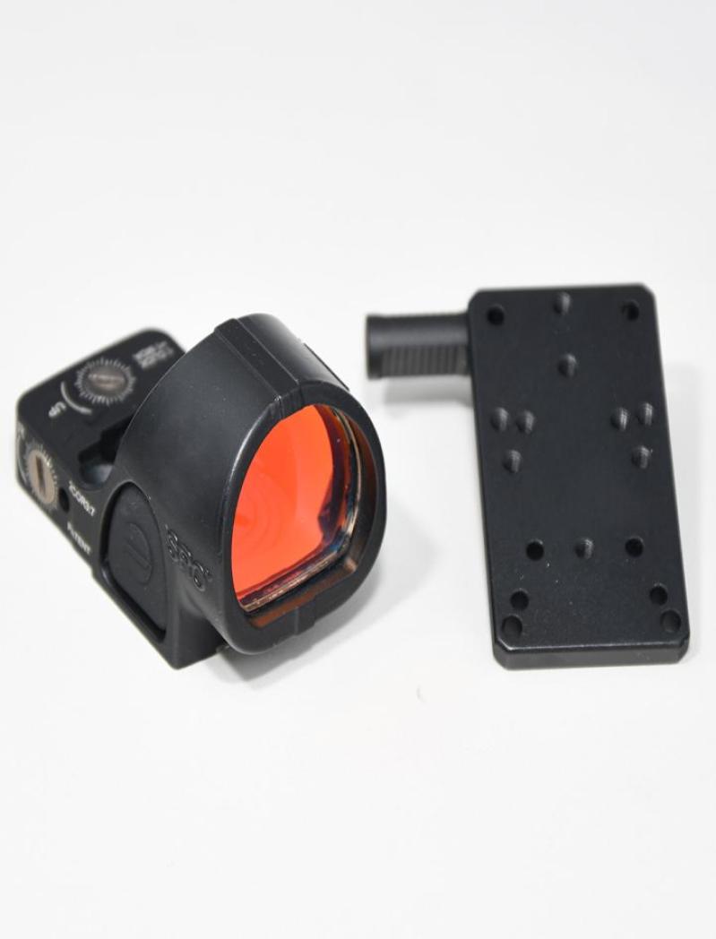 

Tactical SRO 1x Red Dot Sight With Glock Pistol Rear Universal Hammer Extension Mount Base8056360