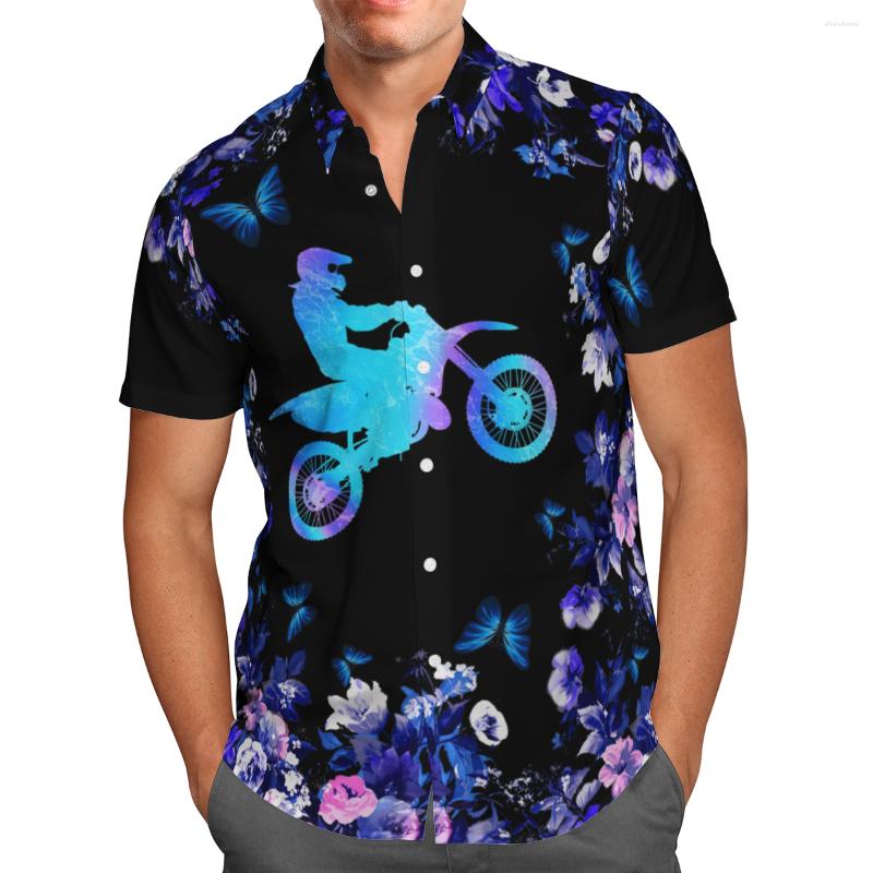 

Men' Casual Shirts Motorcycle Print Short Sleeve For Men Loose Cardigan Button Plus Size Hawaiian Style Summer 2023 Ventilated Shirt, 21