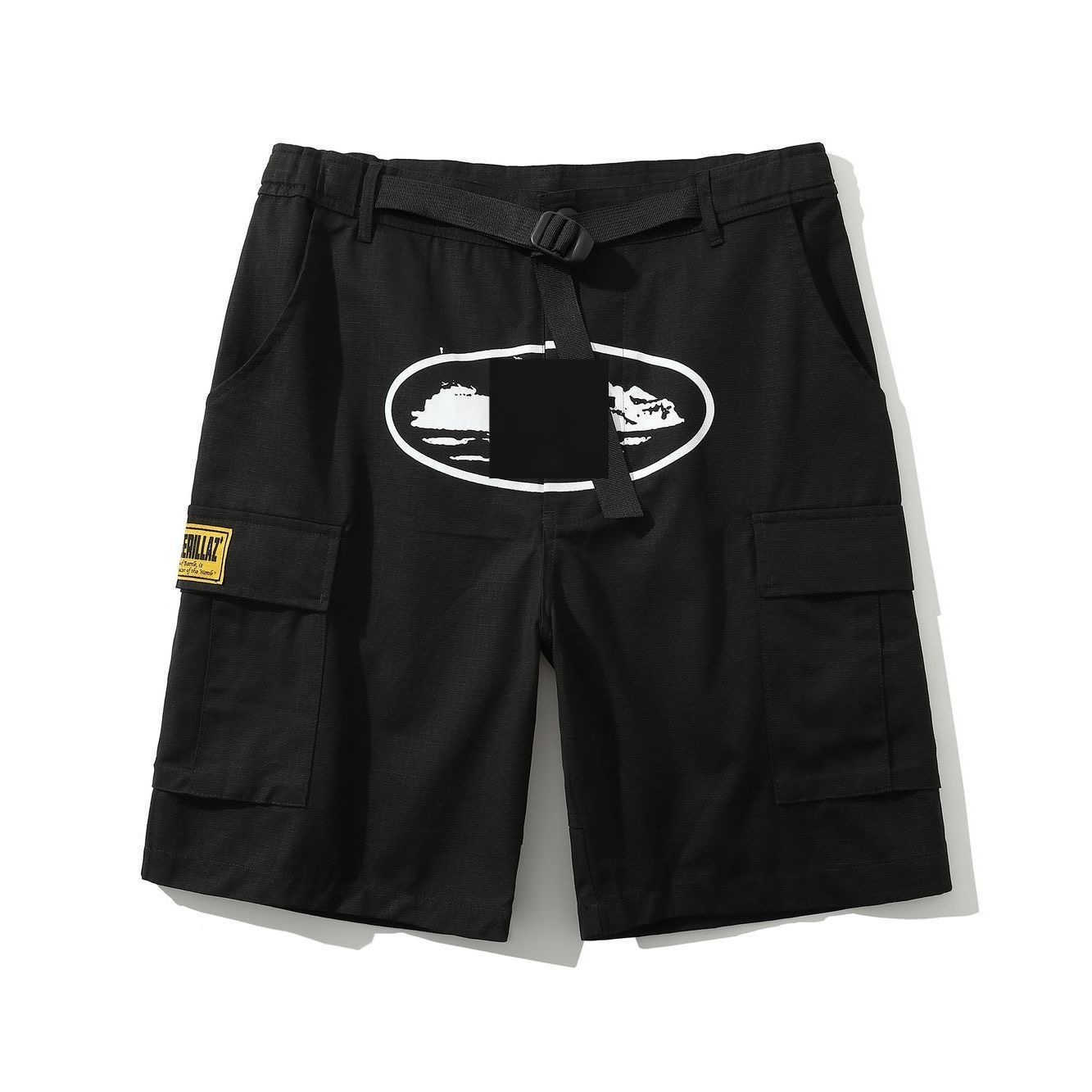 

Corteiz Men's Shorts Loose High Street Fashion Hip Hop Pants Casual Women's Cargos Streetwear Demon Island Brand Summer New 2023 Q6zp