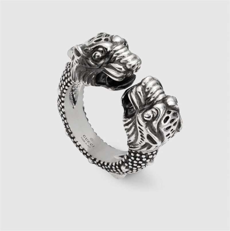 

designer jewelry bracelet necklace high quality ancient old interlocking head ring