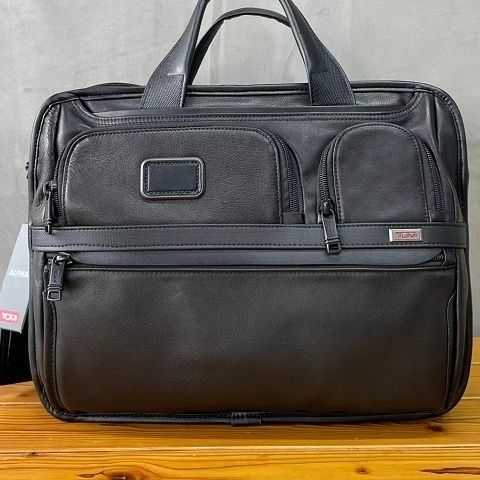 

designer bag TUMI/Tuming Series Briefcase Men's Handbag Leather Computer Bag Business One Shoulder Crossbody Bag Casual 141, Red