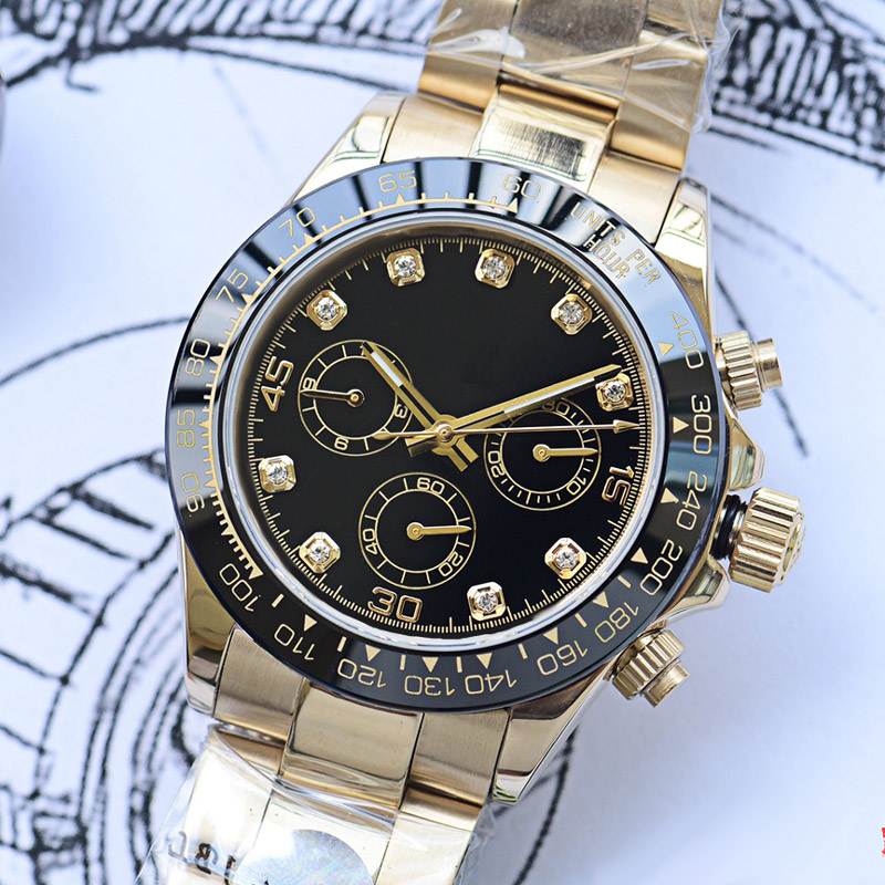 

Men Watch 40mm Automatic Mechanical Watches Warterproof Business Fashion Designers Montre De Luxe, Color 1