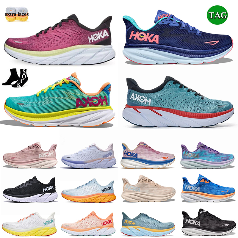 

Hoka Clifton 9 8 One One Running Shoes Hokas Bondi Carbon 2 Women Men Low Mesh Trainers Triple White Black Free People On Cloud Run Athletic Sports Sneakers, H04 clifton 9 bellwether blue