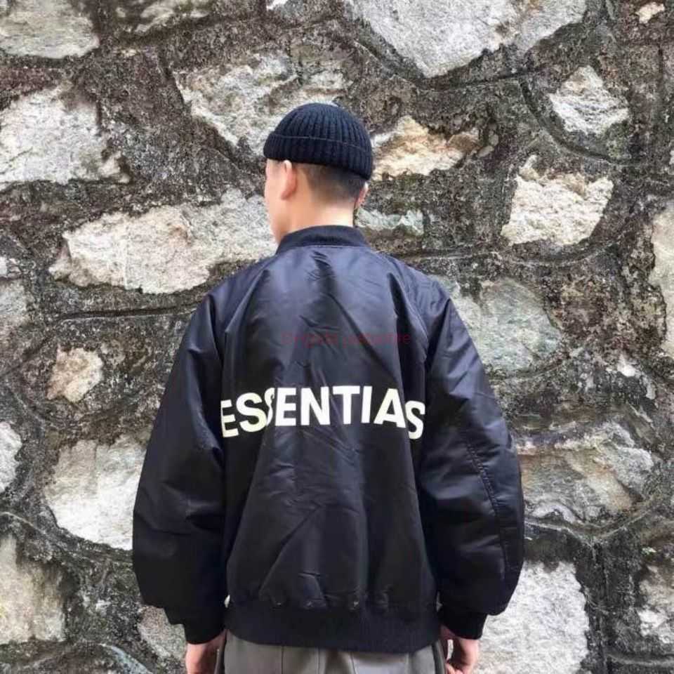 

ESS Designer Clothing Fashion Casual Coats Fears Of God High Version Essen Letter Fog Double Thread Autumnwinter Cotton Suit Pilot Air Force Jacket Large Jacket Men w, Shipping fee