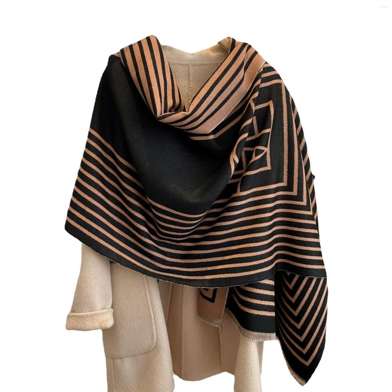 

Scarves Cashmere Scarf Women Fashion Pashmina Blanket Long Shawls Wraps Female Foulard Winter Thick Warm