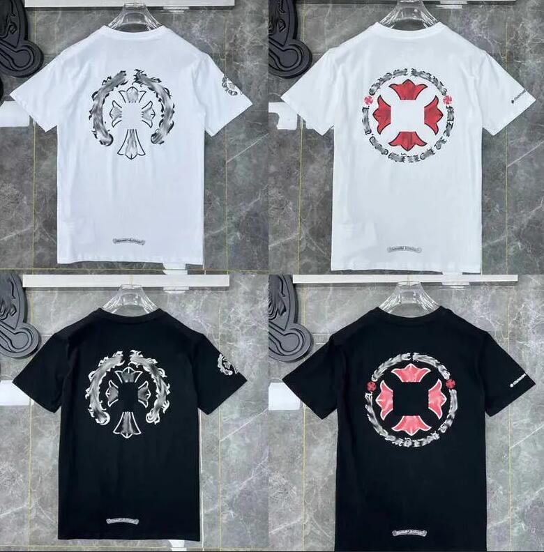 

Classics Mens t Shirts Heart High Quality Brand Crew Neck Chromes Short Sleeves Tops Tees Chrome Hearts T-Shirts Casual Horseshoe Sanskrit Cross Print Xr2, Don't order alone