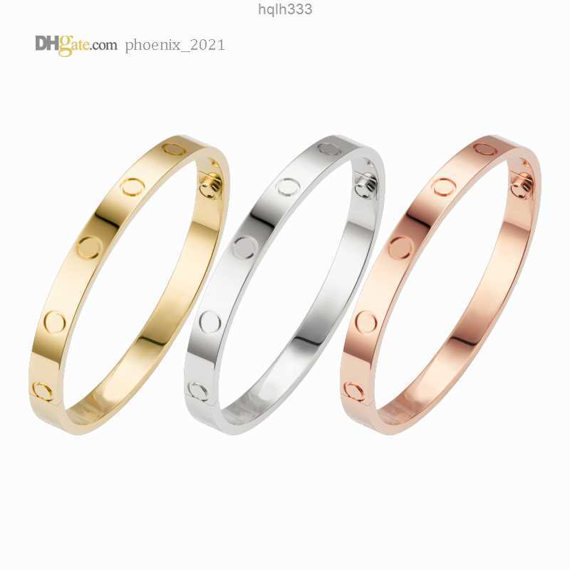 

Bangle Designer Bracelets Screw Bracelet Luxury Jewelry for Women Fashion Accessories Titanium Steel Gold-plated Gold/silver/rose Gold Never Fade Not Allergicgcco
