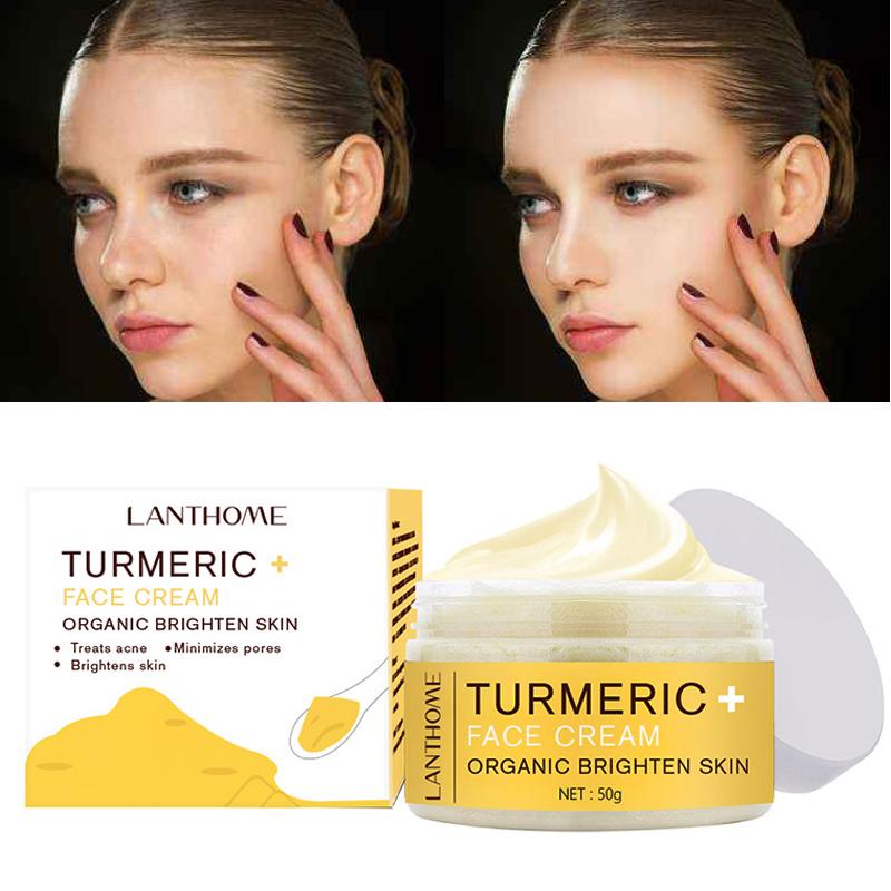 

Accessories 50g Genuine Turmeric Face Cream Repair Acnes Scar Dark Spot Treatment Moisturizer Whitening Lightening Against Acne Skin Care